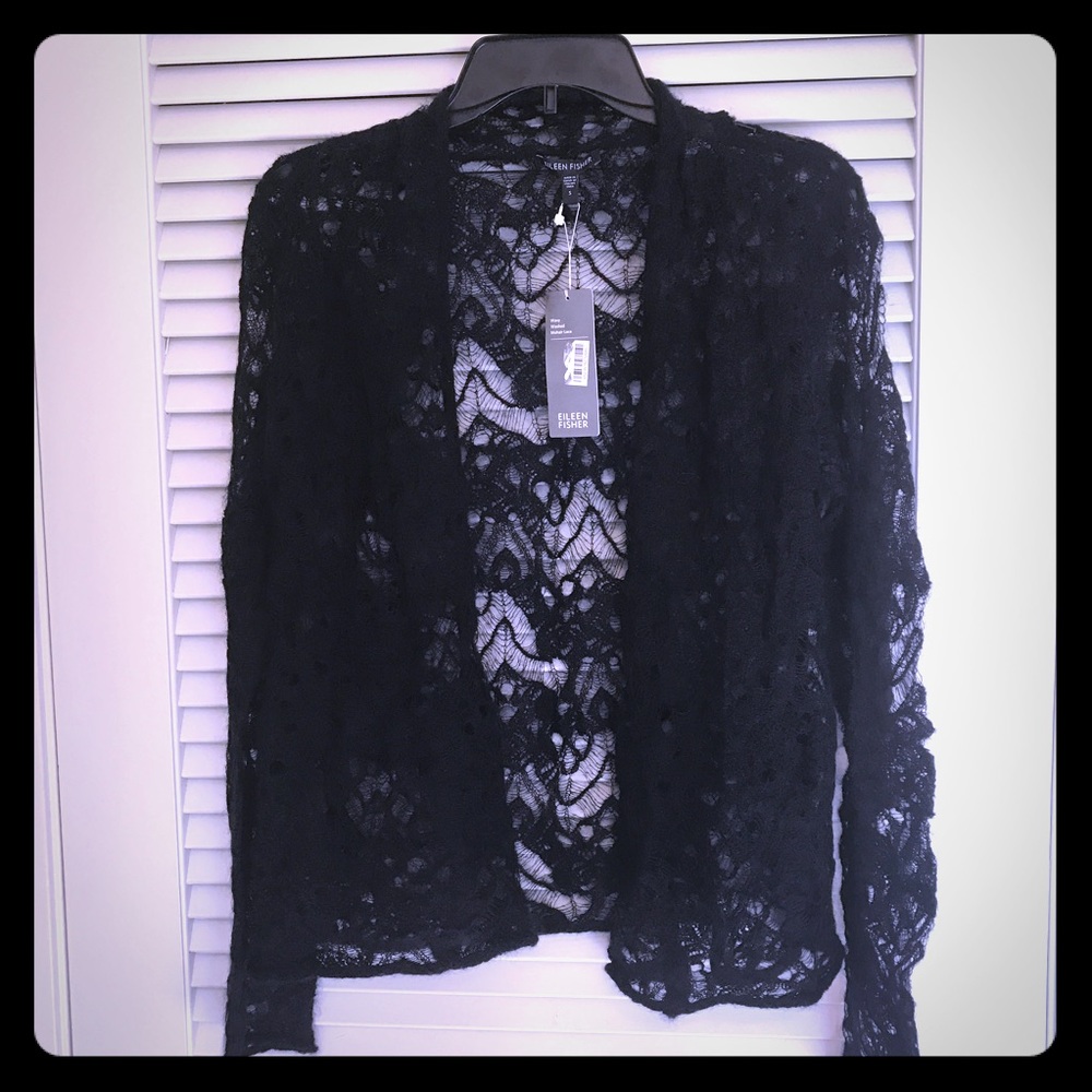 🆕 NWT Eileen Fisher "mohair Lace " sweater 🆕